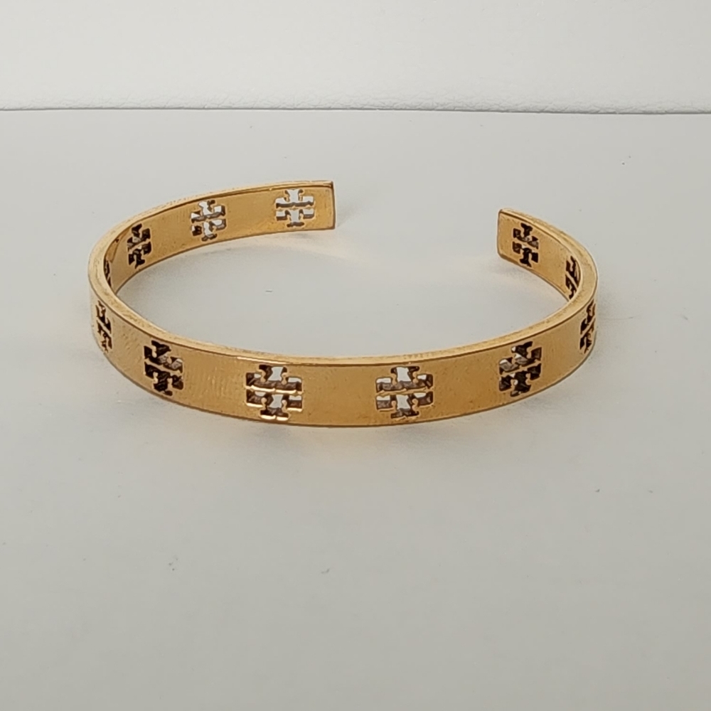 Tory Burch Pierced T Bangle